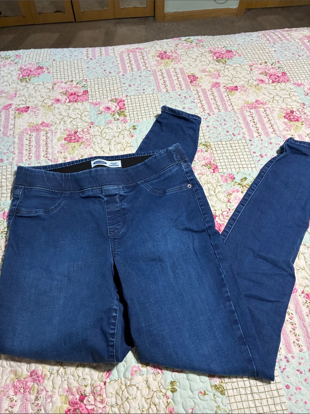 Old Navy  Stretch Dark Blue Jeggings for Women - Sleek Everyday Fit
